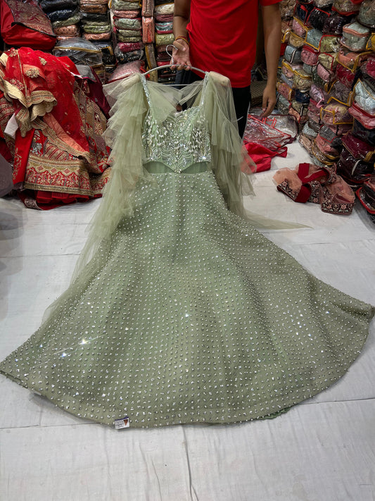 Gajab green Gown �