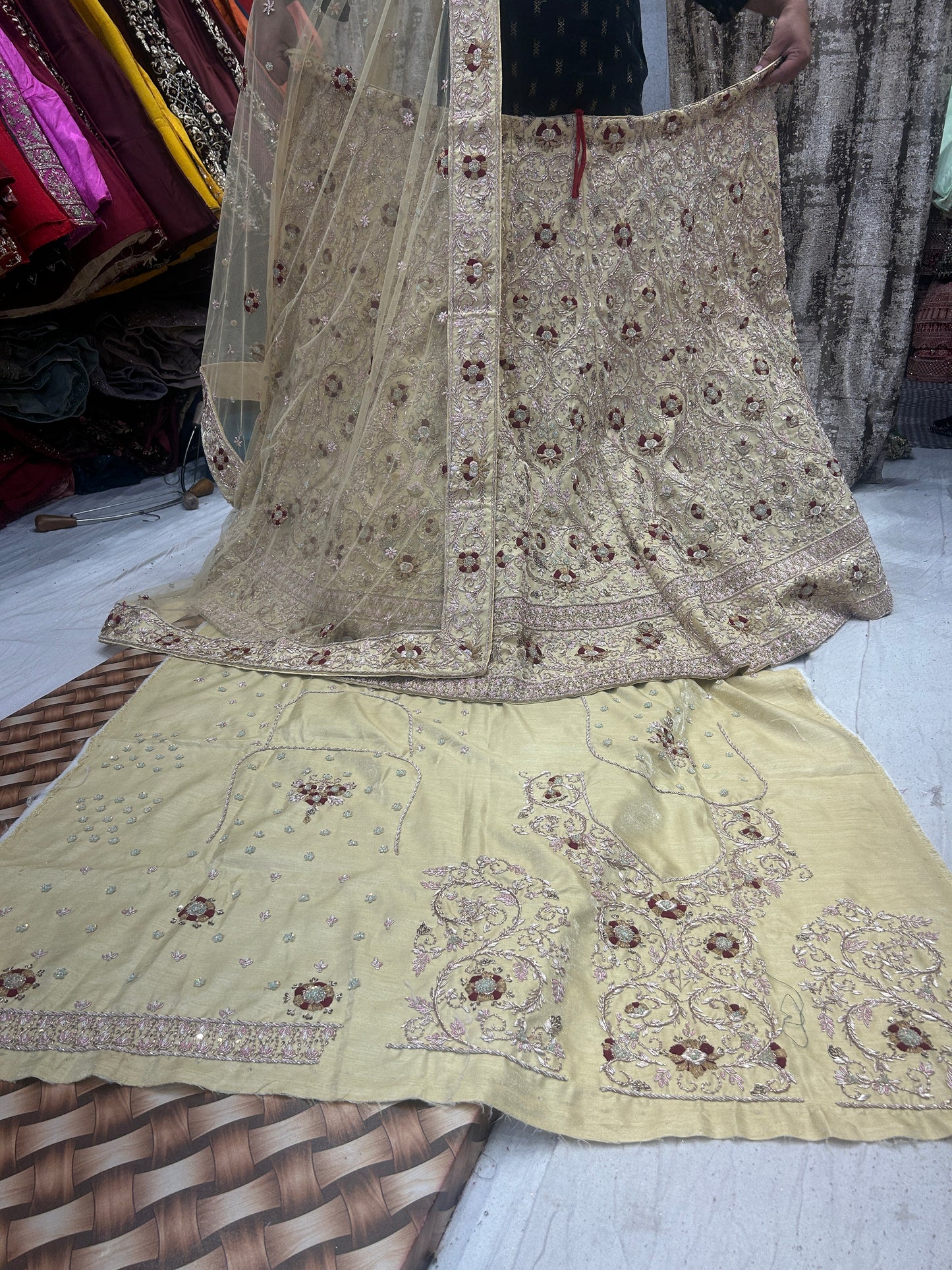 Amazing Golden Lehenga