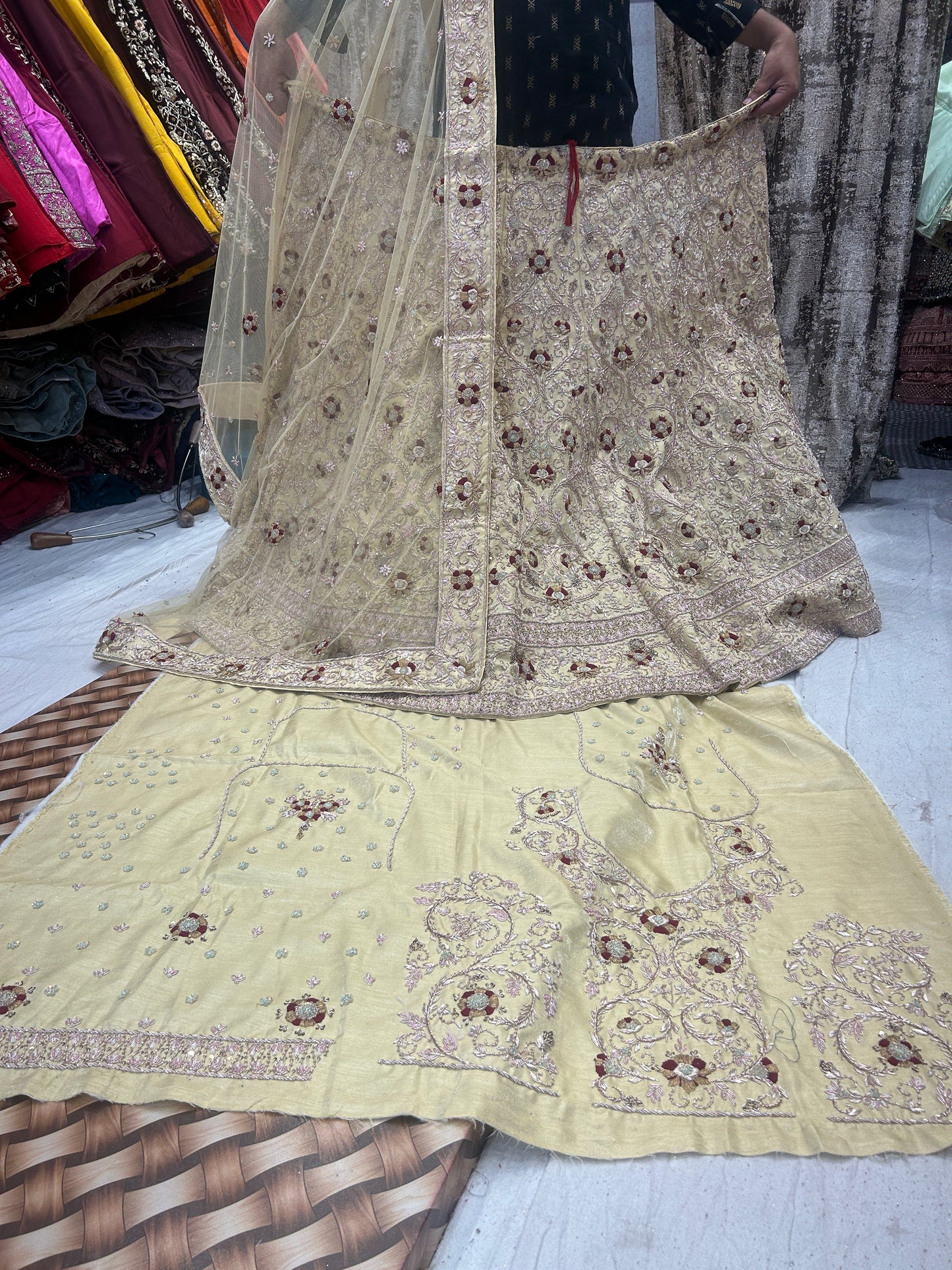 Amazing Golden Lehenga