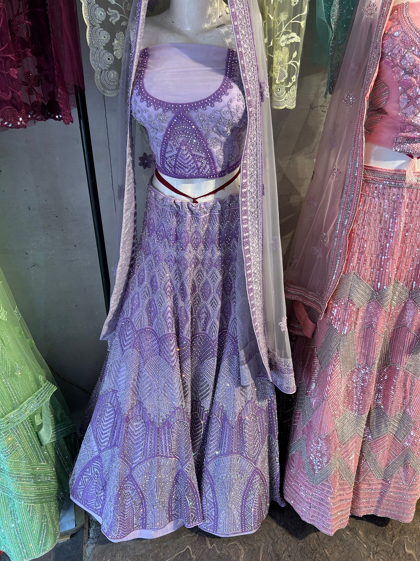 Lehenga morada, un éxito de blogs 😍