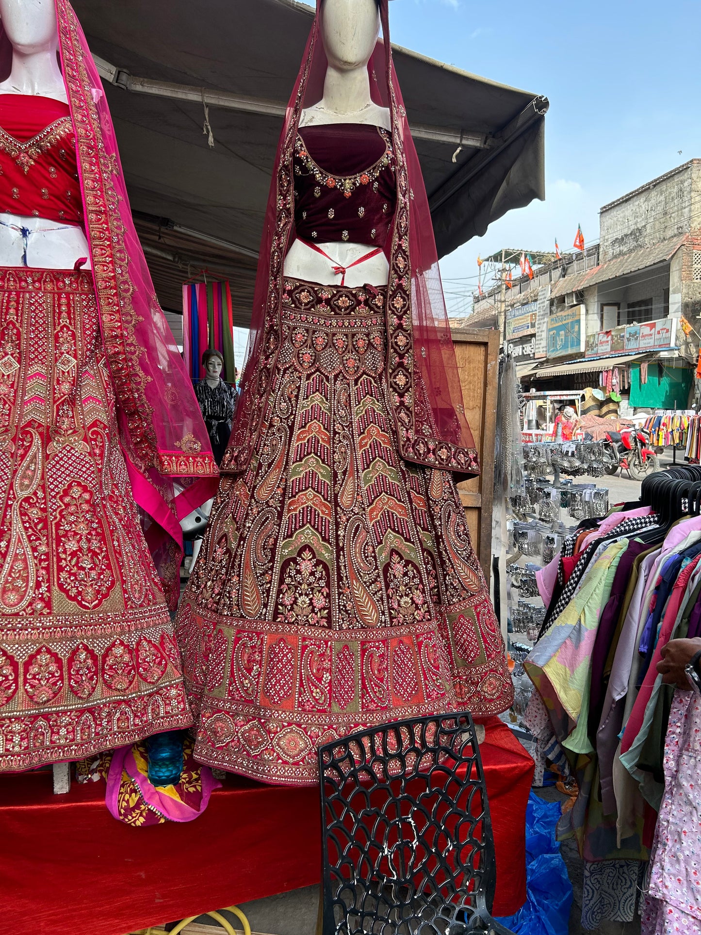 Awesome maroon Lehenga �