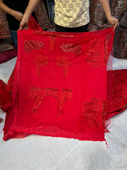 Majestic Red Lehenga 😍