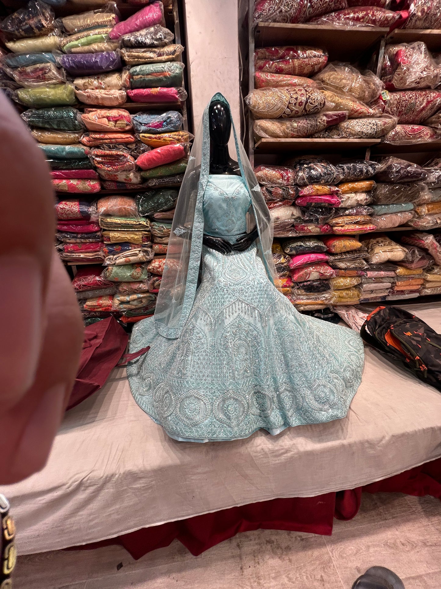 Lehenga azul cielo Gajab