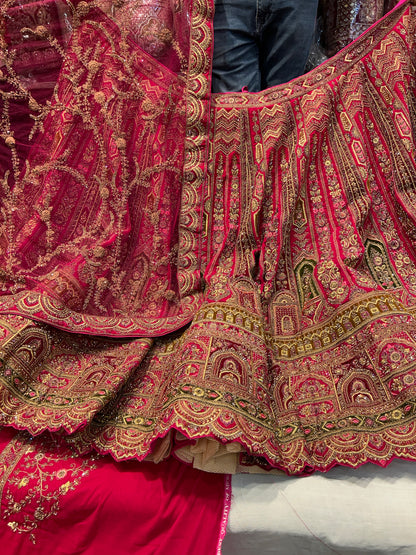 Designer Red Lehenga 😍