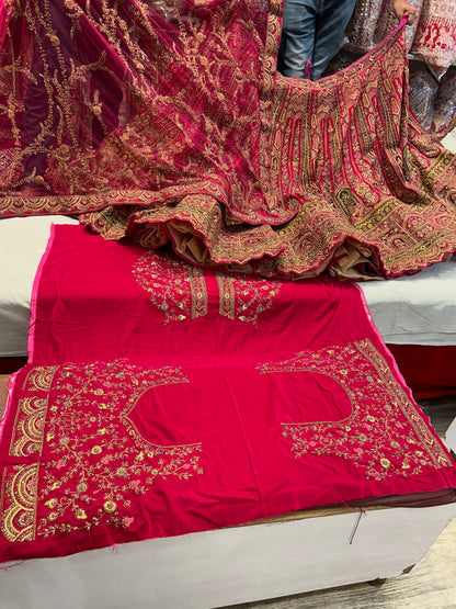 Designer Red Lehenga 😍