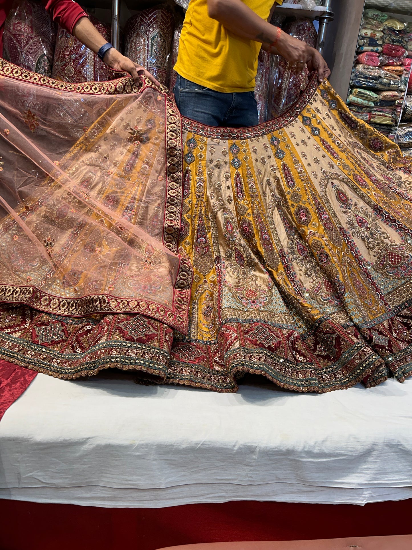 Gorgeous mustard Lehenga 😍