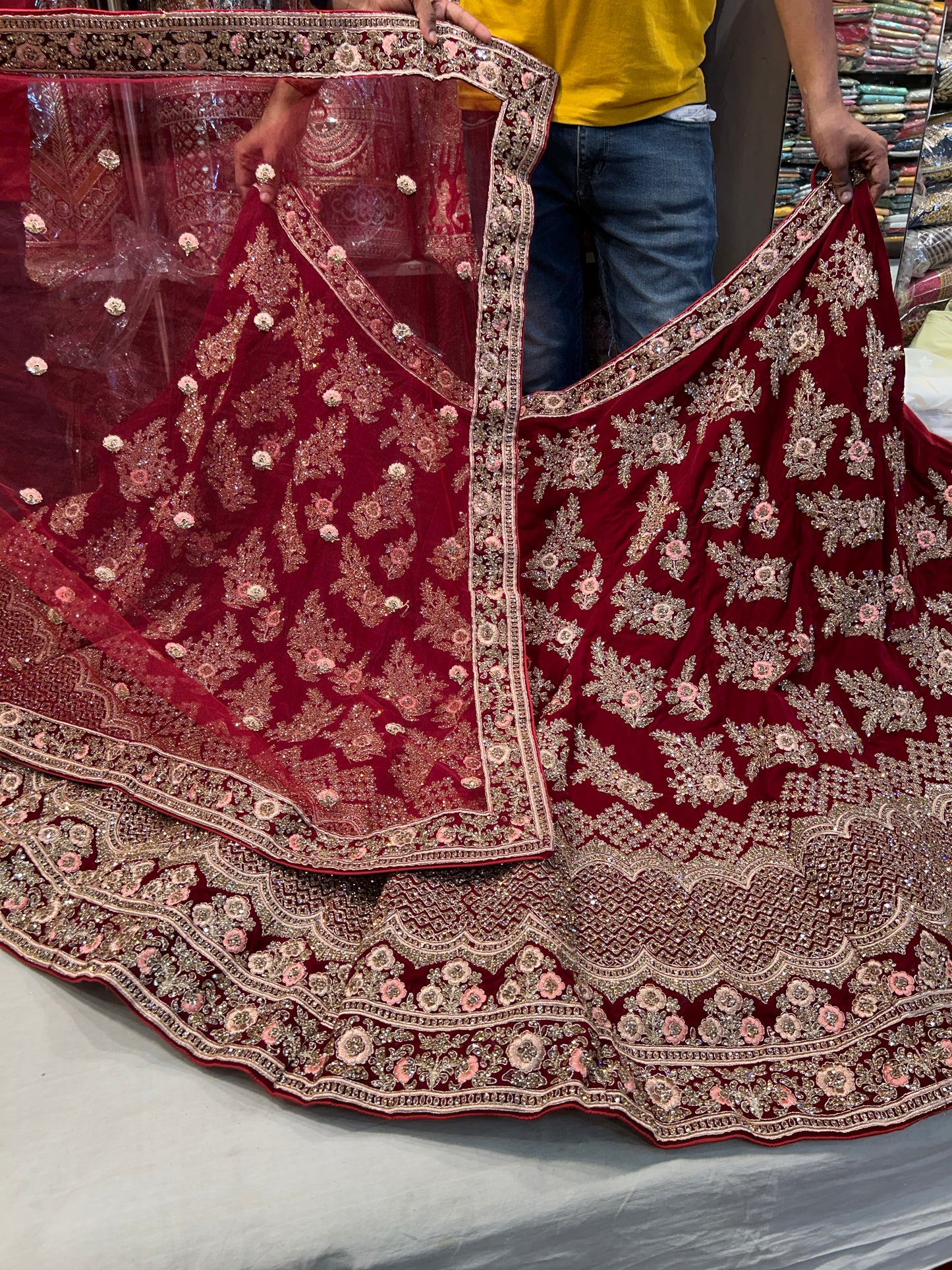 Fabulous Red Lehenga 😍