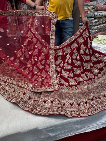 Fabulous Red Lehenga 😍