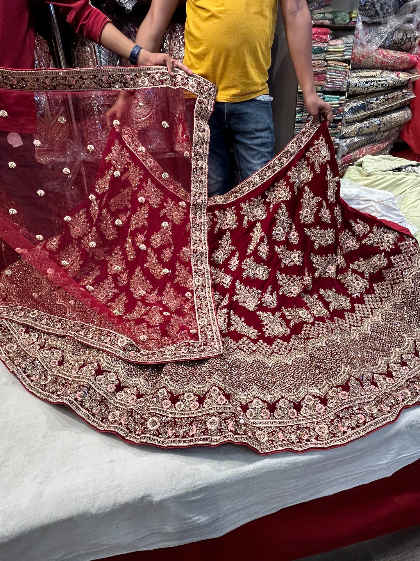 Fabulous Red Lehenga 😍