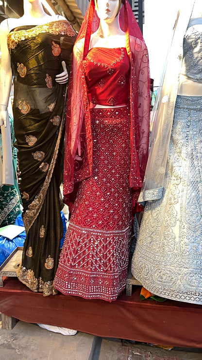 Amazing Red Lehenga