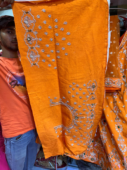 Fantastic Orange Lehenga 😍