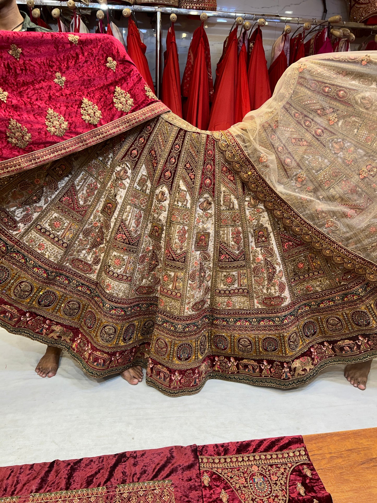 Lovely Mustard Lehenga 😍