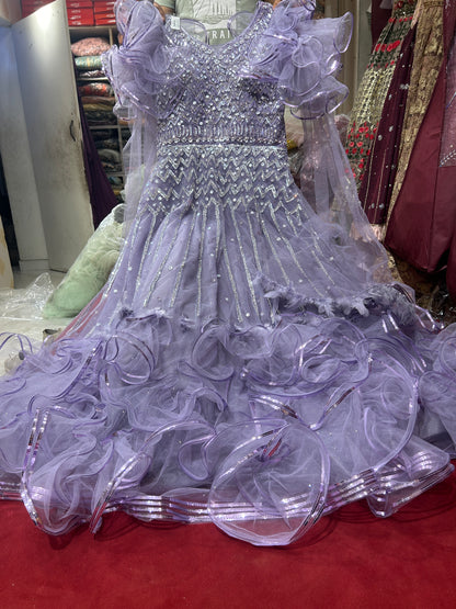 Purple Shining Gown