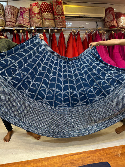 Lehenga azul Gajab 😍