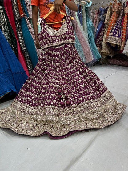 Majestic Red Lehenga  😍