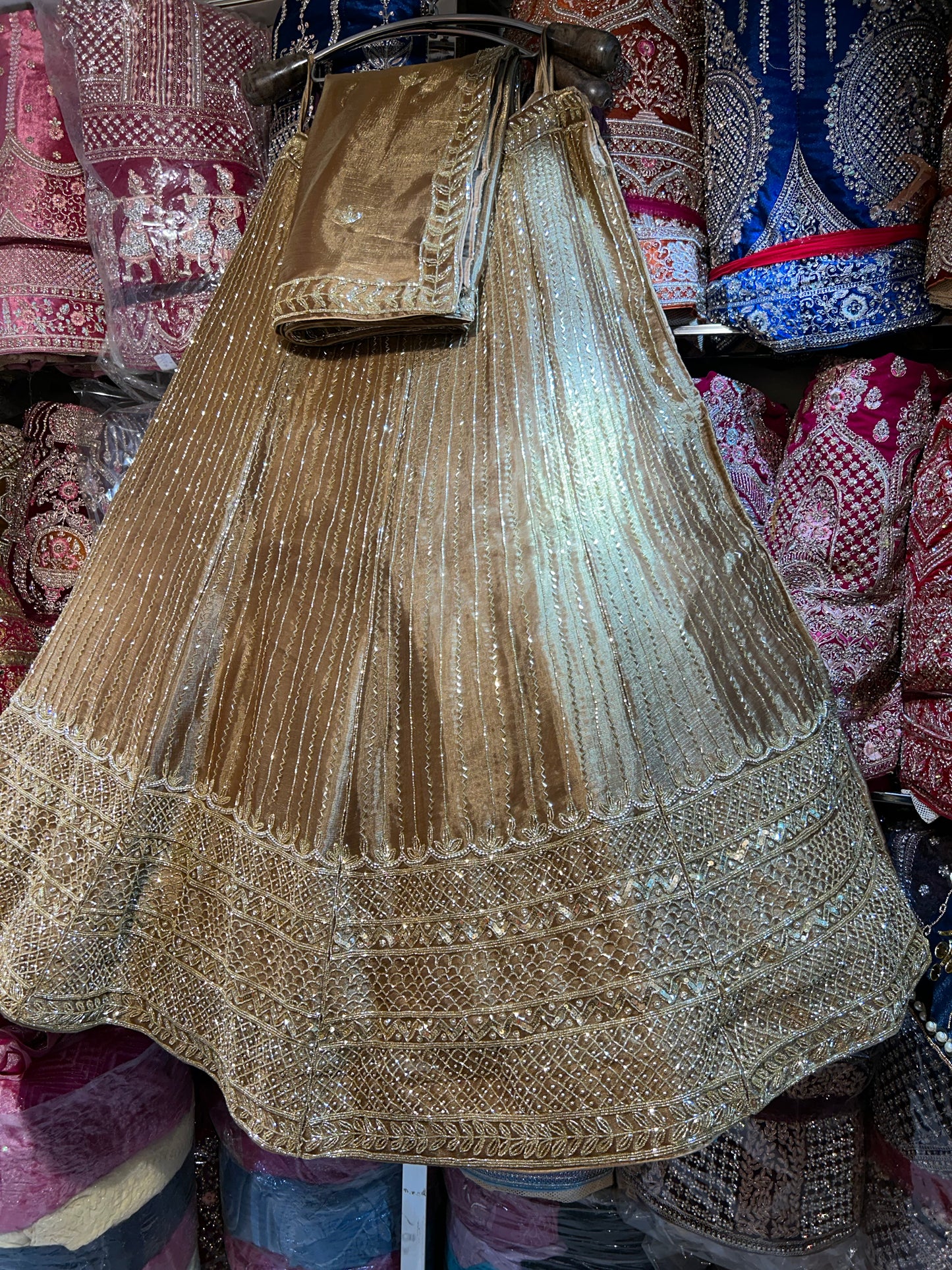 Stunning Golden Lehenga 🥰