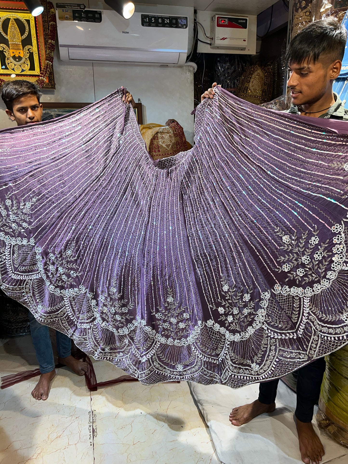 Gajab purple PDP Lehenga