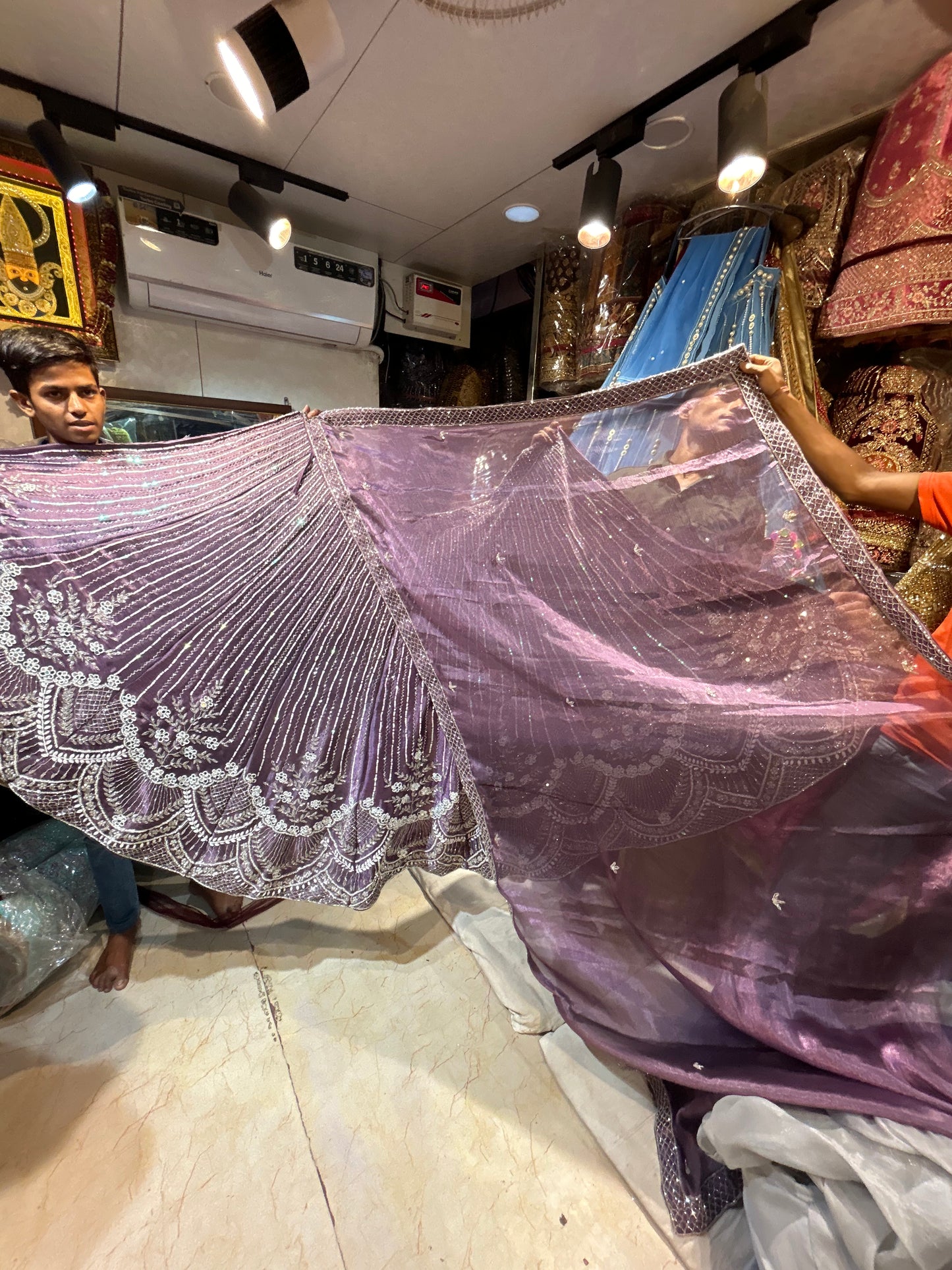 Gajab purple PDP Lehenga