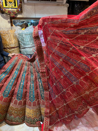 Gorgeous Red Lehenga Delhi