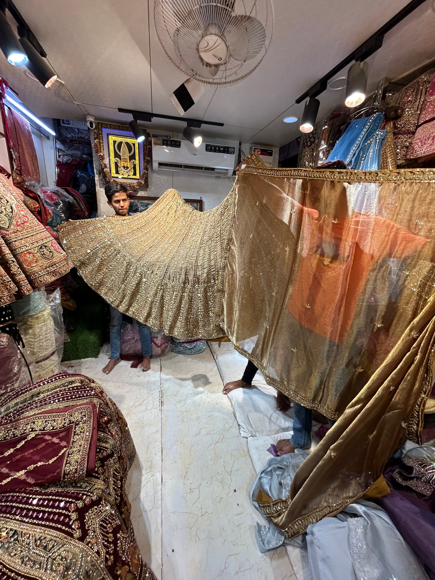 Fabulous Golden Lehenga 💖