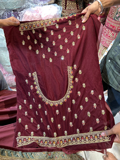 Fantastic maroon Lehenga