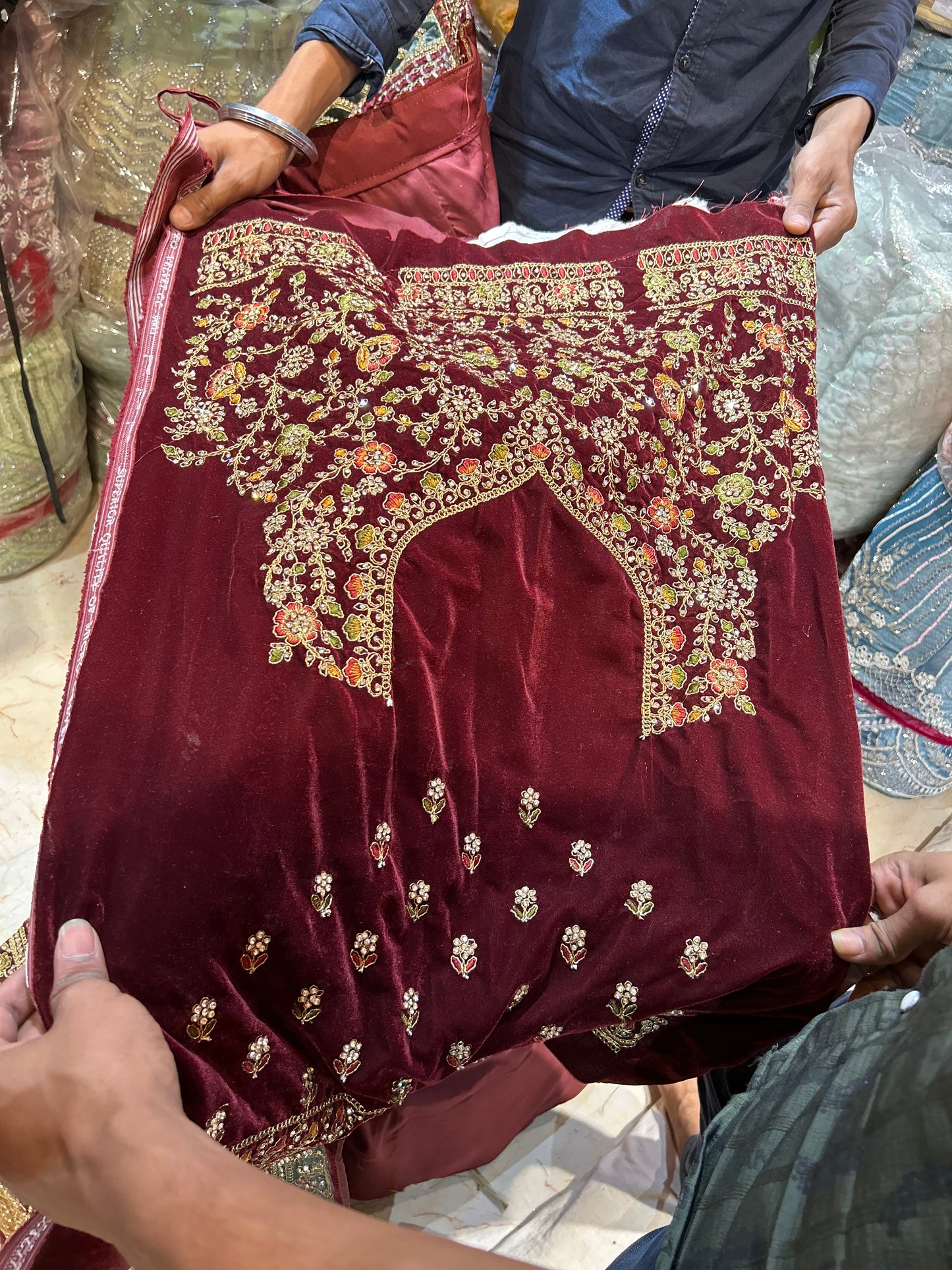 Fantastic maroon Lehenga 💖