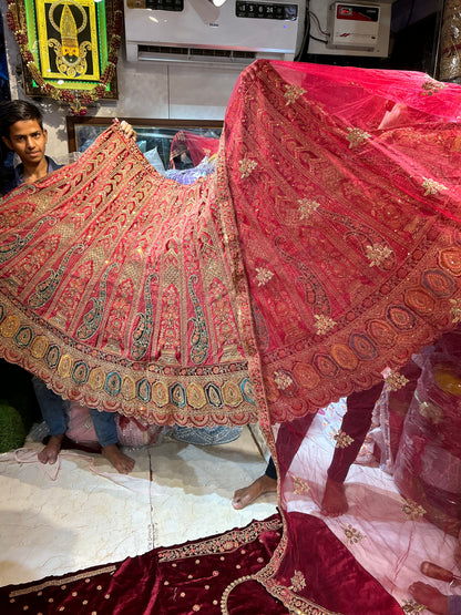 Amazing Red Lehenga