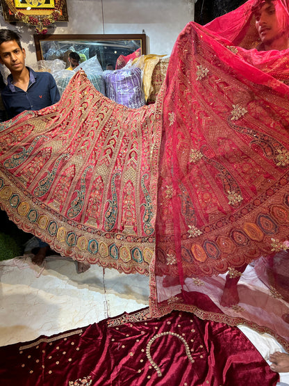 Amazing Red Lehenga