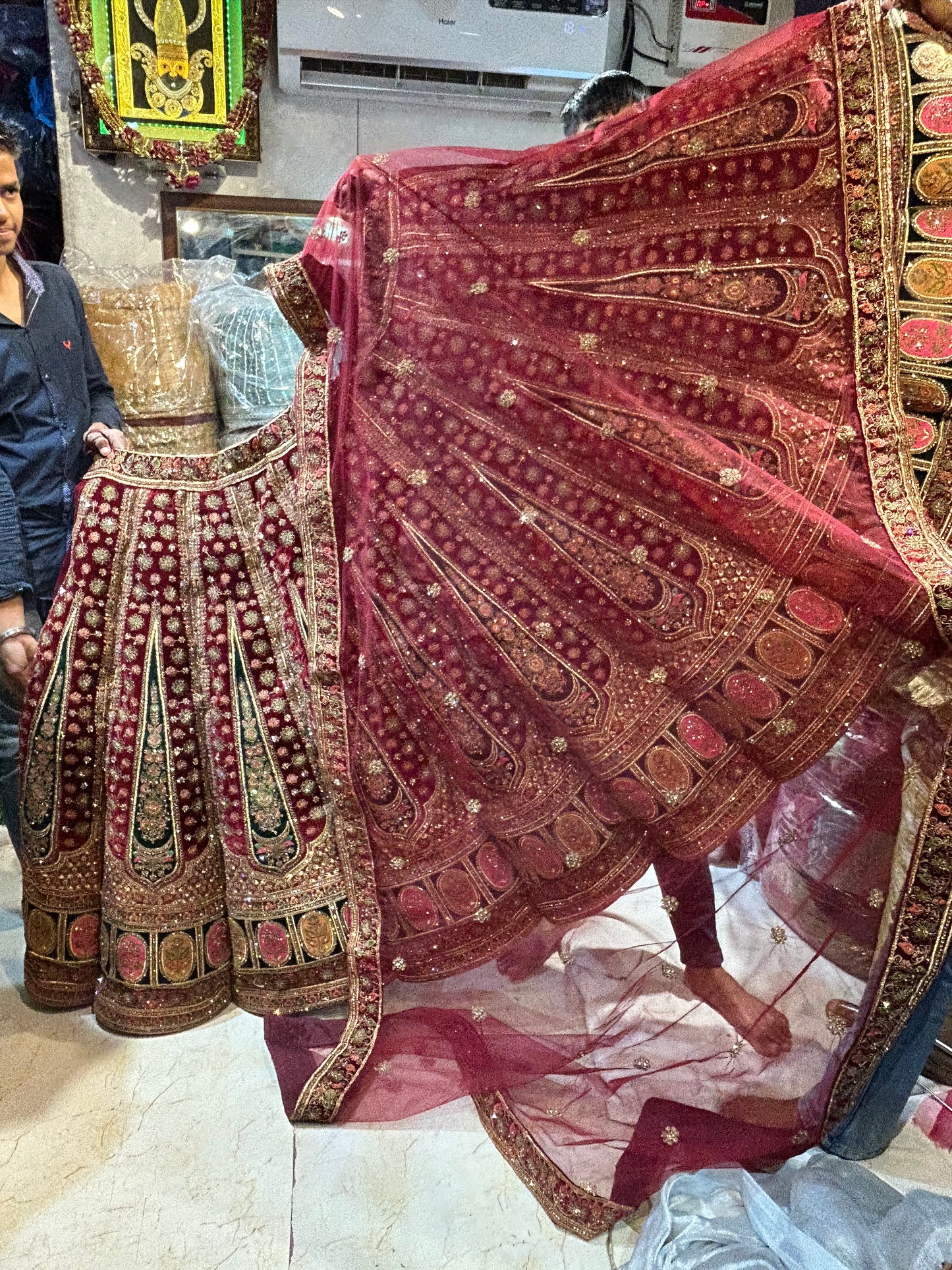 Stunning Red Lehenga 💖