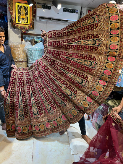 Stunning Red Lehenga 💖