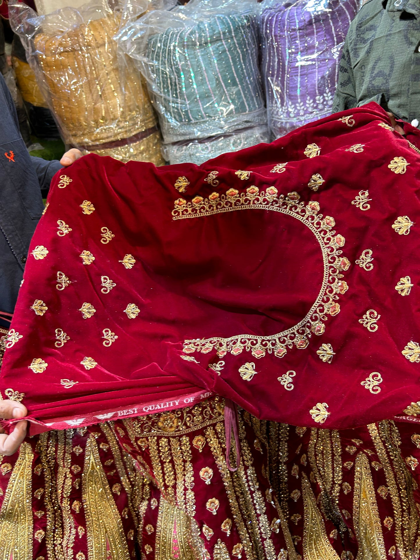 Stylish Red Ball Lehenga 💖