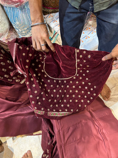 Gajab maroon Lehenga 😍