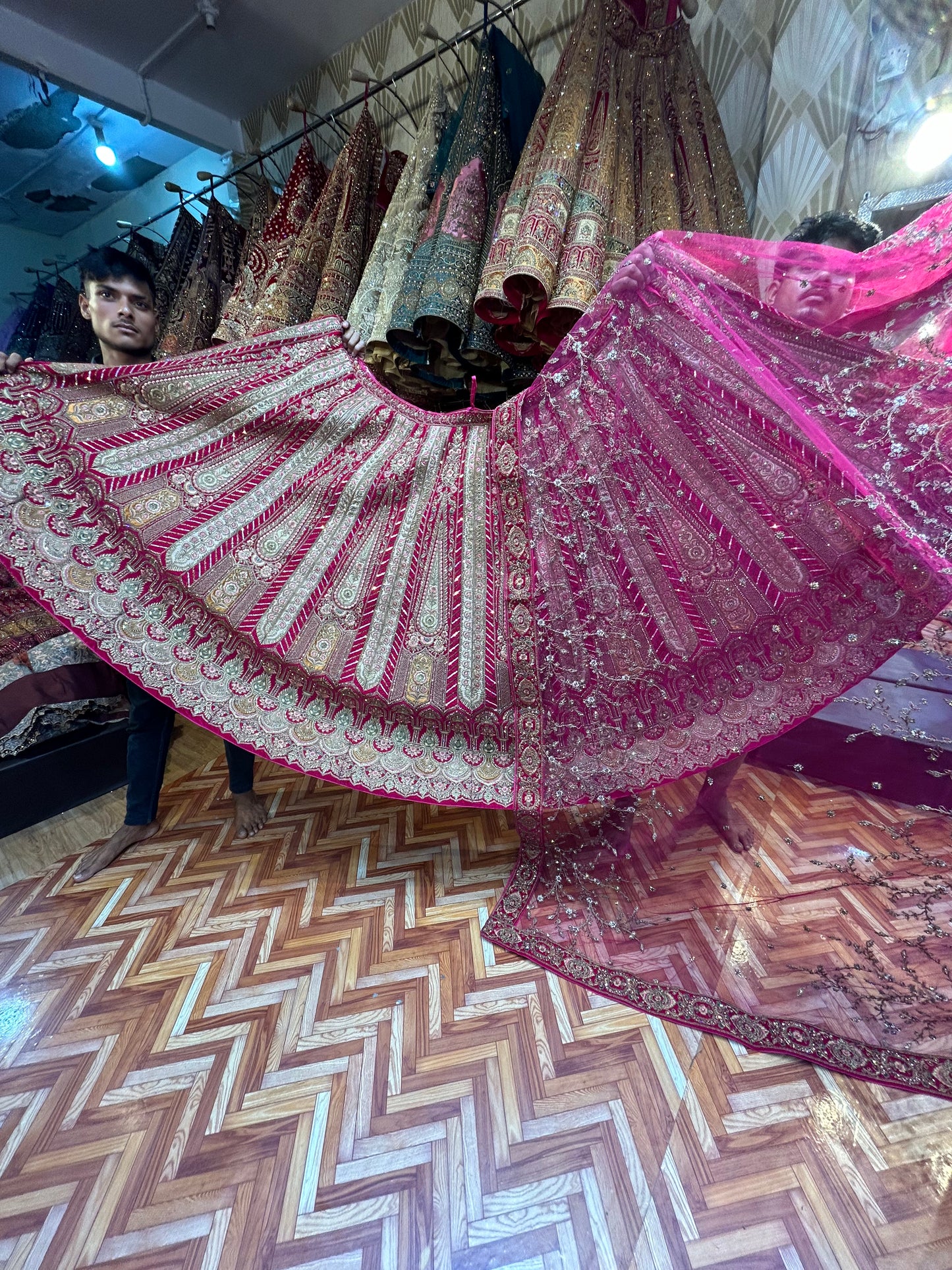 Awesome pink Lehenga 🥰