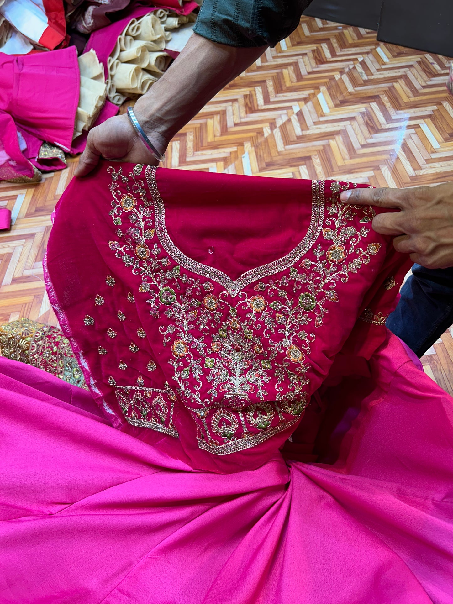 pink Lehenga