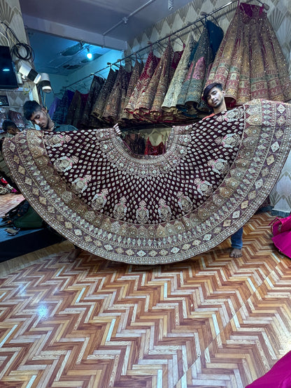 Amazing maroon Lehenga 🥰