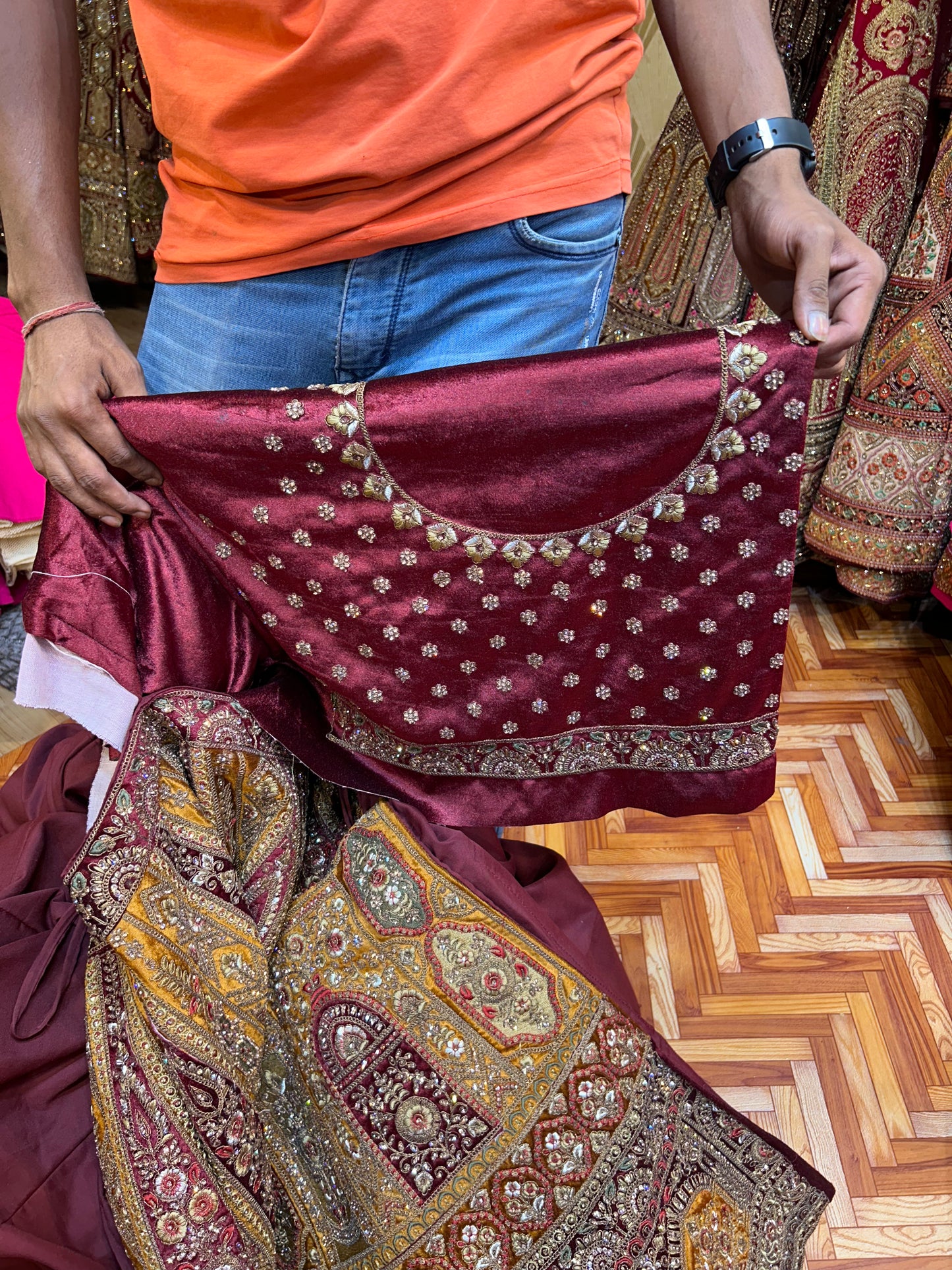 Lovely maroon Lehenga