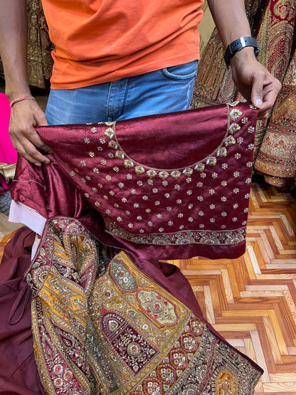 Lovely maroon Lehenga