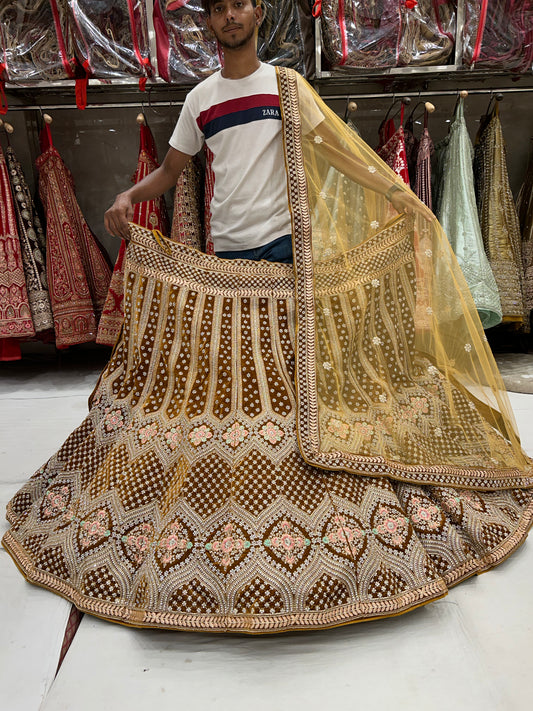 Designer mustard Lehenga  😍