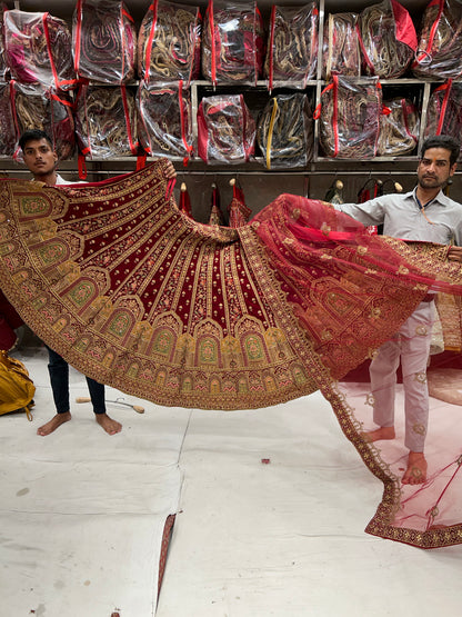 Gorgeous Red Lehenga  😍