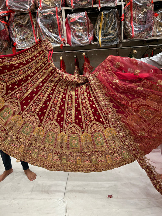 Gorgeous Red Lehenga  😍