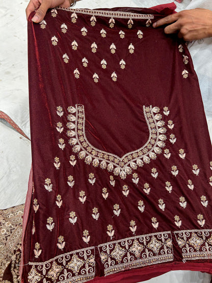 Amazing maroon Lehenga  😍