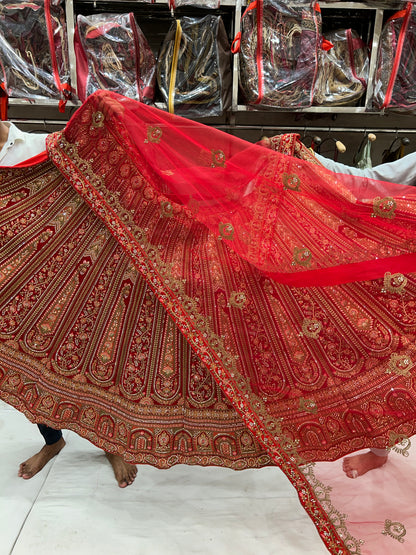 Awesome Red Lehenga  😍