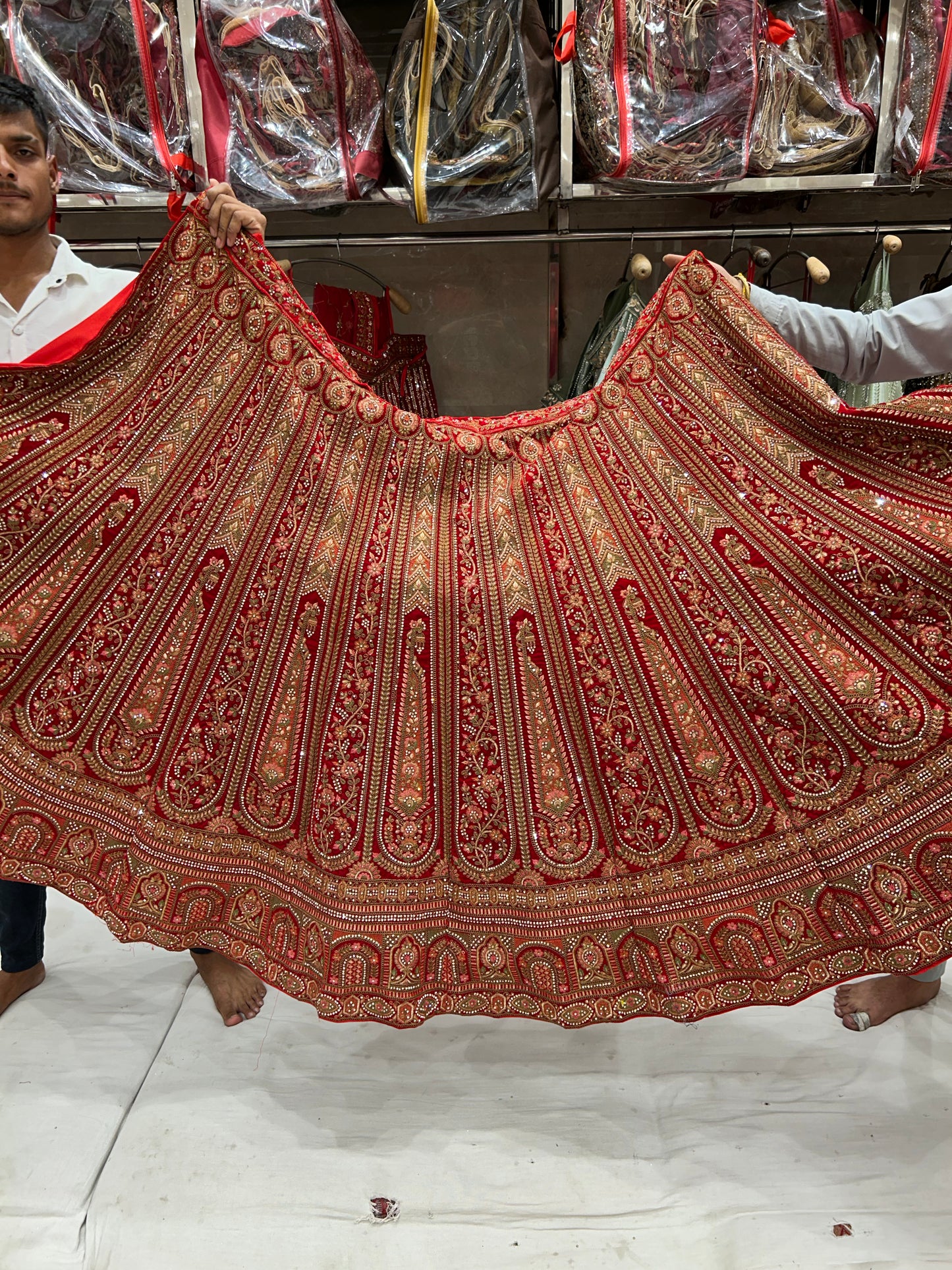 Awesome Red Lehenga  😍