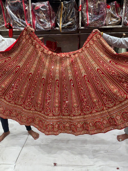 Awesome Red Lehenga  😍