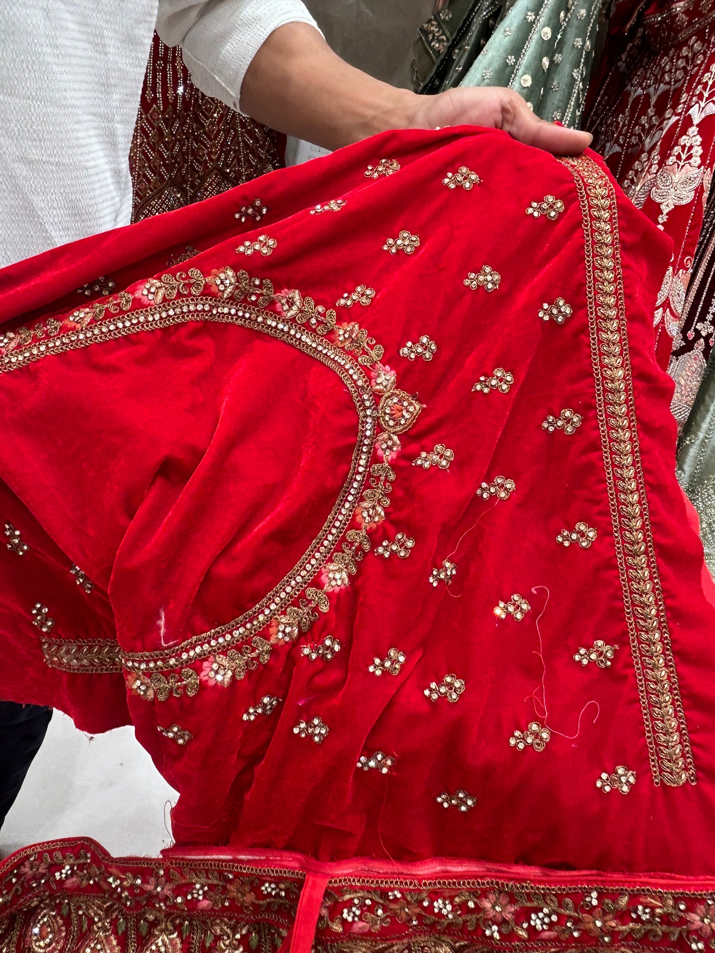 Awesome Red Lehenga  😍