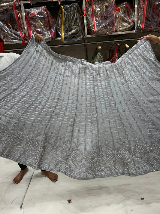 Majestic gray Lehenga  �