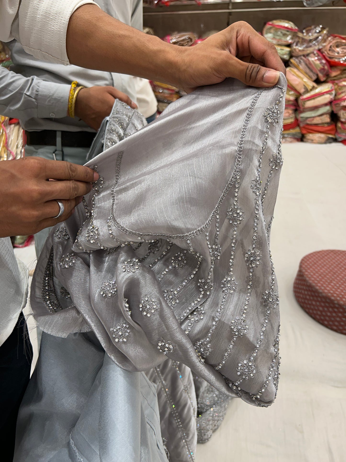 Majestic gray Lehenga  😍