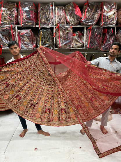 Fabulous Red Lehenga  ❤️