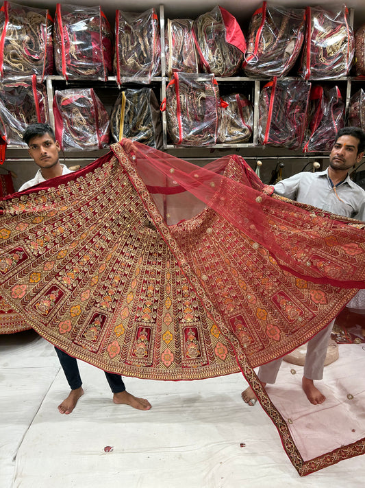 Fabulosa lehenga roja ❤️