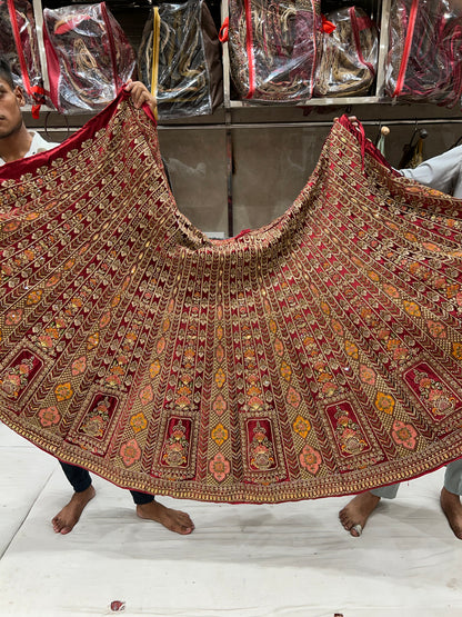 Fabulous Red Lehenga  ❤️